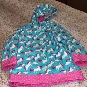Western Chief unicorn girls raincoat size 4t